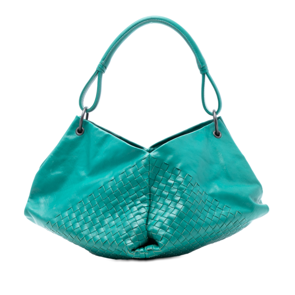 Pre-Loved Bottega Veneta Nappa Intrecciato Aquilone Fortune Cookie Hobo